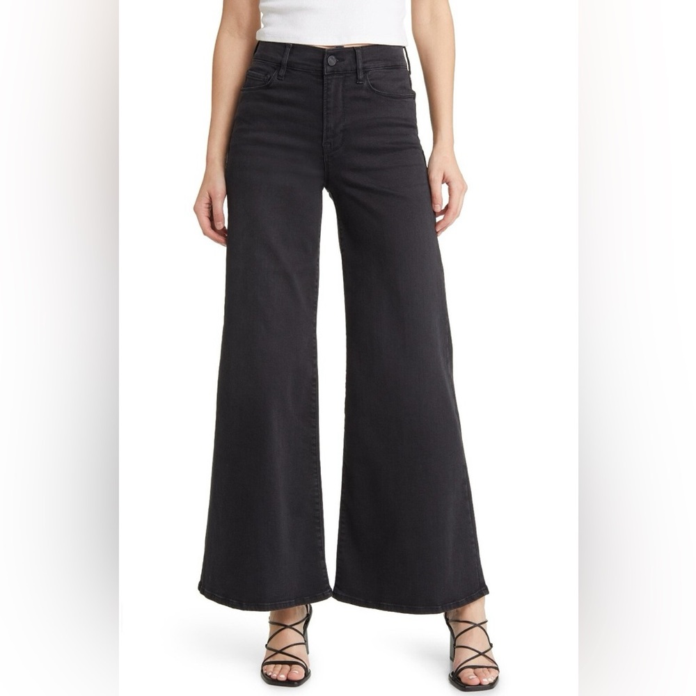 EUC Frame Denim Le Pixie Palazzo Wide Leg Jeans Sz 31 - Picture 4 of 8